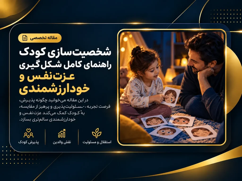 شخصیت سازی کودک از کجا شروع می‌شود؟